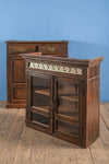 Vintage Wooden Dresser with Tiles <p>W:100cm D:39cm H:201cm </p>
