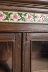 Vintage Wooden Dresser with Tiles <p>W:100cm D:39cm H:201cm </p>