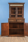 Vintage Wooden Dresser with Tiles <p>W:100cm D:39cm H:201cm </p>