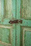 Peppermint Green Vintage Almirah <p>W:107cm D:41cm H:165cm </p>