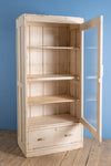 Cream Vintage Wooden Cabinet <p>W:85cm D:51cm H:189cm </p>