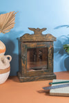 Vintage Wooden Clock Case Key Box - 04
