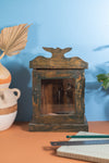 Vintage Wooden Clock Case Key Box - 04