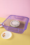 Purple Metal Railway Basket