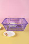 Purple Metal Railway Basket