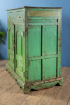 Green Vintage Wooden Cupboard <p>W:96cm D:53cm H:105cm </p>