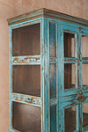 Vintage Blue Glazed Cabinet <p>W:140cm D:70cm H:210cm </p>