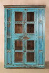 Vintage Blue Glazed Cabinet <p>W:140cm D:70cm H:210cm </p>