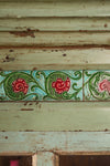 Pale Green Vintage Display Cabinet with Tiles <p>W:162cm D:35cm H:167cm </p>