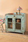 Vintage Pale Blue Cabinet <p>W:90cm D:46cm H:90cm </p>