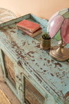 Vintage Pale Blue Cabinet <p>W:90cm D:46cm H:90cm </p>