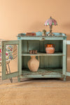 Vintage Pale Blue Cabinet <p>W:90cm D:46cm H:90cm </p>