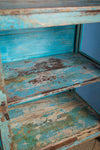 Vintage Light Blue Side Cabinet <p>W:66cm D:44cm H:90cm </p>