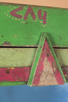 Green & Pink Vintage Tallboy <p>W:75cm D:43cm H:186cm </p>