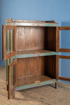 Vintage Blue, Green & Lilac Cabinet <p>W:92cm D:41cm H:133cm </p>