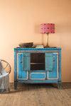 Blue Vintage Painted Cupboard <p>W:122cm D:64cm H:108cm </p>