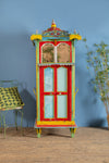 Colourful Indian Wooden Mandir <p>W:76cm D:79cm H:190cm </p>