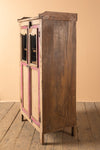 Vintage Pink & Cream Cabinet <p>W:71cm D:43cm H:127cm </p>