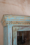 Pale Blue Vintage Display Cabinet <p>W:102cm D:40cm H:200cm </p>