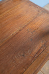 Wooden Vintage Bench with Tiles <p>W:153cm D:63cm H:98cm </p>