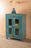 Vintage Blue Cabinet <p>W:76cm D:43cm H:107cm </p>