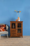 Wooden Vintage Cabinet with Drawers <p>W:74cm D:45cm H:90cm </p>