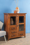 Wooden Vintage Cabinet with Drawers <p>W:74cm D:45cm H:90cm </p>