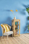 Cream Vintage Display Side Cabinet <p>W:41cm D:37cm H:101cm </p>