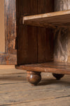 Vintage Wooden Glazed Cabinet <p>W:65cm D:31cm H:56cm </p>
