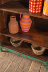 Teal Green Vintage Cabinet <p>W:88cm D:47cm H:108cm </p>