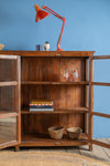 Wooden Vintage Display Cabinet <p>W:185cm D:40cm H:121cm </p>