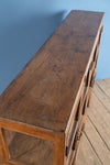 Wooden Vintage Display Cabinet <p>W:185cm D:40cm H:121cm </p>