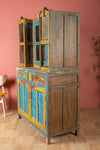 Vintage Blue & Yellow Dresser