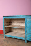Blue Vintage Storage Unit <p>W:117cm D:51cm H:75cm </p>
