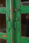 Vintage Green & Yellow Cabinet <p>W:65cm D:33cm H:127cm </p>