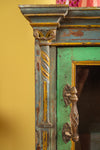Blue & Green Vintage Side Cabinet <p>W:54cm D:54cm H:57cm </p>