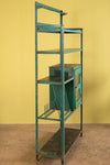 Blue Vintage Metal Kitchen Storage Unit <p>W:80cm D:31cm H:171cm </p>