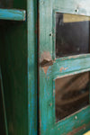 Blue Vintage Metal Kitchen Storage Unit <p>W:80cm D:31cm H:171cm </p>
