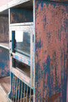 Blue & Pink Vintage Kitchen Shelving Unit <p>W:92cm D:27cm H:79cm </p>