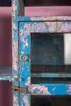 Blue & Pink Vintage Kitchen Shelving Unit <p>W:92cm D:27cm H:79cm </p>