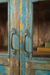 Vintage Blue Wooden Cabinet <p>W:105cm D:47cm H:96cm </p>