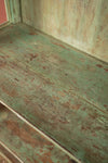Vintage Sage Green Display Cabinet <p>W:91cm D:47cm H:126cm </p>