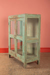 Vintage Sage Green Display Cabinet <p>W:91cm D:47cm H:126cm </p>