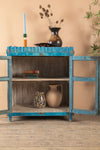 Light Blue Vintage Cabinet <p>W:83cm D:48cm H:94cm </p>