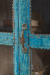 Light Blue Vintage Cabinet <p>W:83cm D:48cm H:94cm </p>