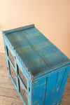 Light Blue Vintage Cabinet <p>W:83cm D:48cm H:94cm </p>