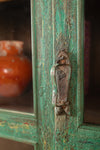 Vintage Green & Cream Cabinet <p>W:117cm D:55cm H:162cm </p>