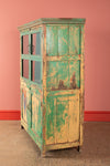 Vintage Green & Cream Cabinet <p>W:117cm D:55cm H:162cm </p>