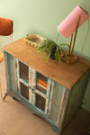 Vintage Blue & Cream Cabinet <p>W:87cm D:46cm H:76cm </p>
