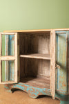 Vintage Blue & Cream Cabinet <p>W:87cm D:46cm H:76cm </p>